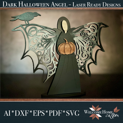 Halloween Dark Angel Laser Cut File