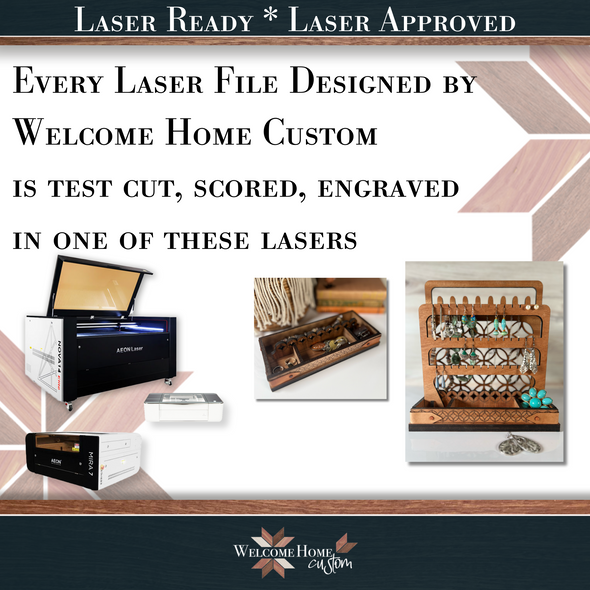 Jewelry Holder File - Laser Ready Designs