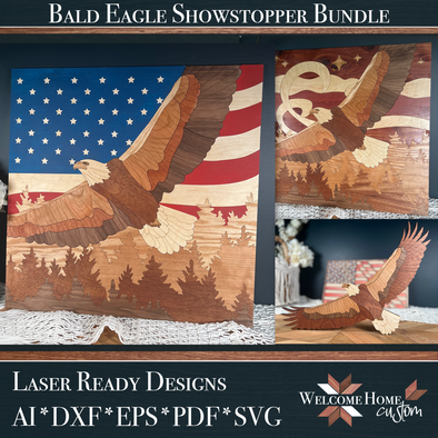 Eagle Showstopper Bundle - laser ready design