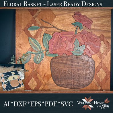 Floral Basket Showstopper with DIY option