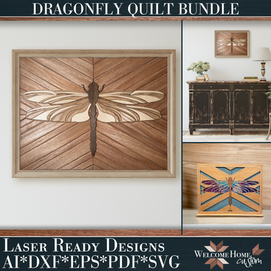 DRAGONFLY SHOWSTOPPER with DIY Option - Laser Ready Designs