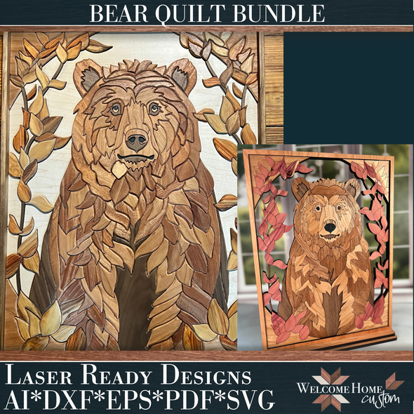 Bear SHOWSTOPPER with DIY Option - Laser Ready Design