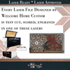 Along Came a Spider Bundle - digital download for laser cutters - Welcome Home Custom