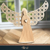 Angel with Cane Weave Wings Laser cut file - Welcome Home Custom