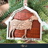 Barnyard Animal Ornaments with Barn - Laser Ready Designs - Welcome Home Custom