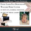Bear Showstopper Ornament - Laser Ready File - Welcome Home Custom