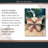 Butterfly Showstopper Ornament - Laser Ready File - Welcome Home Custom