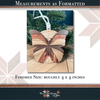 Butterfly Showstopper Ornament - Laser Ready File - Welcome Home Custom
