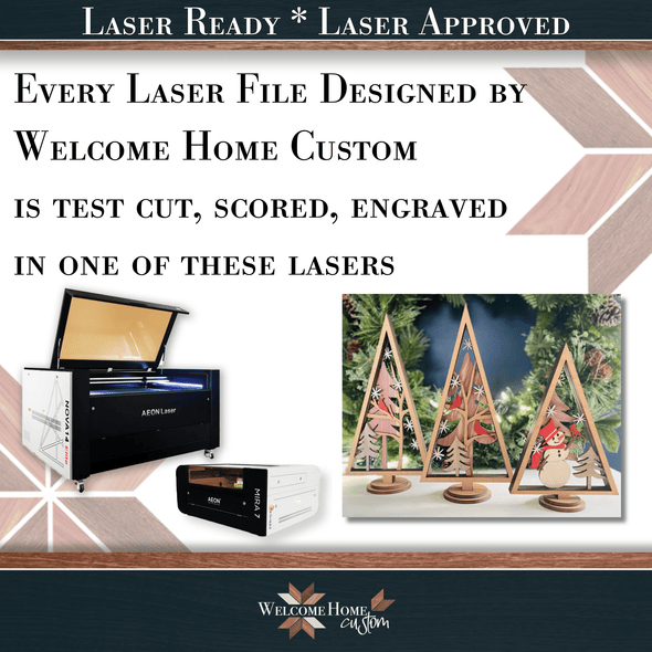 Cardinal SVG Laser cut files - Cardinal and Snowman winter set - winter decor - Mantel decor - Christmas decor - memorial remembrance gift - Welcome Home Custom