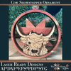 Cow Showstopper Ornament - Laser Ready File - Welcome Home Custom