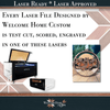 Dragon Showstopper Ornament - Laser Ready File - Welcome Home Custom