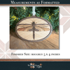 Dragonfly Showstopper Ornament - Laser Ready File - Welcome Home Custom