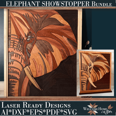 Elephant SHOWSTOPPER with DIY Option - Subscription for September 2024 - Welcome Home Custom