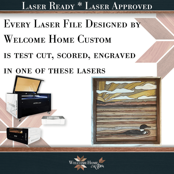 FREE FOR PAST PURCHASE: Loon Lake Laser Cut Design Showstopper Bundle (Copy) - Welcome Home Custom