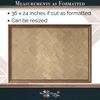 Herringbone Sign Backer - Welcome Home Custom