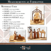 Nativity Scene File Set - Laser Ready Design - Welcome Home Custom