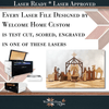 Nativity Scene File Set - Laser Ready Design - Welcome Home Custom
