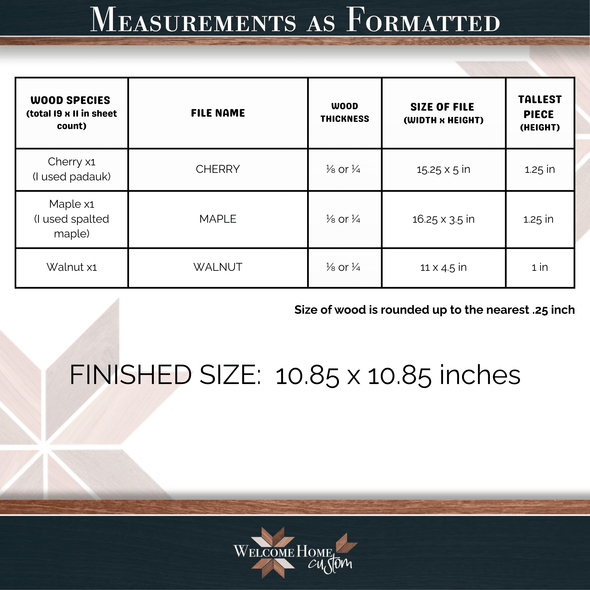 Quilt Square Freebie File - Welcome Home Custom