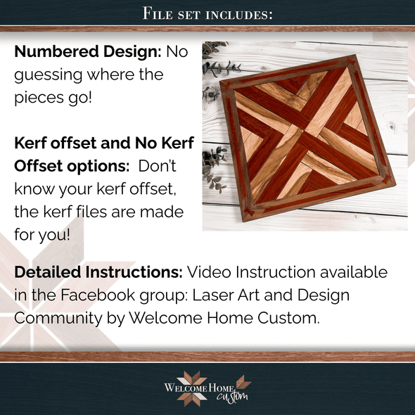 Quilt Square Freebie File - Welcome Home Custom