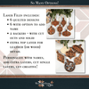 Quilted Ornament Bundle - Laser Ready Designs - Welcome Home Custom