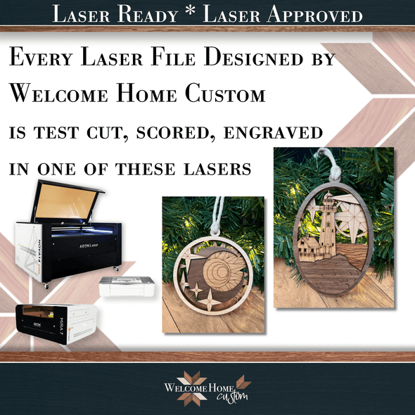 Showstopper Ornaments Set of 6 Set Two - subscription for November 2024 - Welcome Home Custom