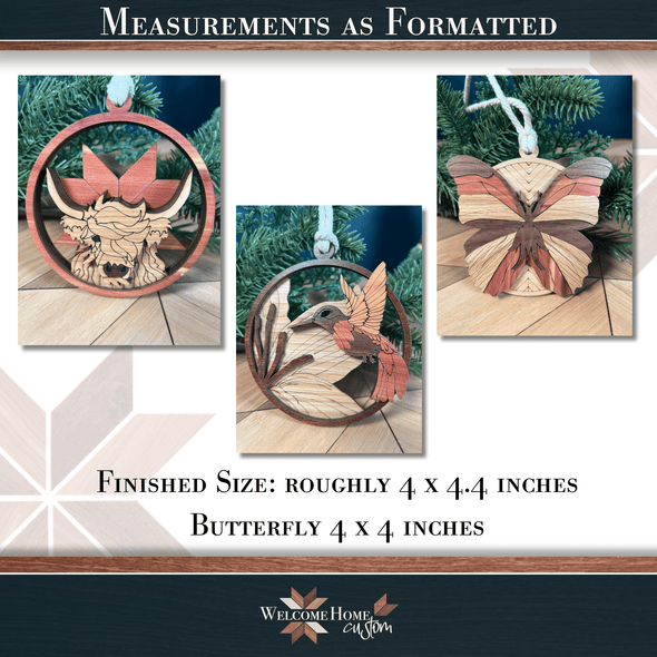 Showstopper Ornaments Set of 6 - subscription for October 2024 - Welcome Home Custom