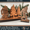 Tic Tac Toe File Set - Bigfoot and Trees - Welcome Home Custom