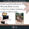 Windmill Showstopper Ornament - Laser Ready File - Welcome Home Custom