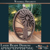 Windmill Showstopper Ornament - Laser Ready File - Welcome Home Custom
