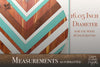 16 inch Quilt Laser Cut File Bundle CIRCLE Round Wood quilt pattern - Chevron, Aztec, Boho patterns - for Lasers such as Glowforge SVG PDF - Welcome Home Custom
