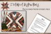 16 inch Quilt Laser Cut File Bundle CIRCLE Round Wood quilt pattern - Chevron, Aztec, Boho patterns - for Lasers such as Glowforge SVG PDF - Welcome Home Custom