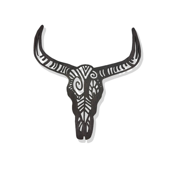 Aztec SVG for Glowforge projects laser cut files with Skull pattern inspired by minimalist modern style SVG by Welcome home custom - Welcome Home Custom