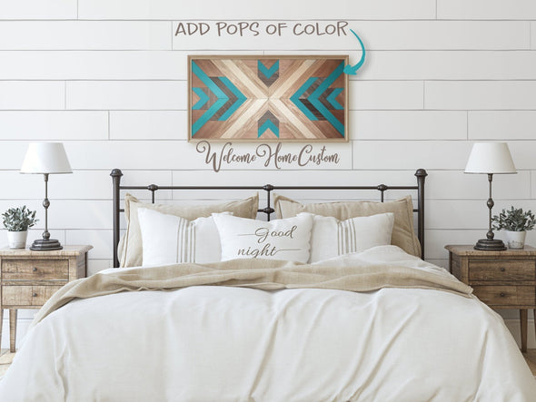 Barn Quilt SVG Laser cut files for Glowforge projects with Navajo inspired design mini quilt SVG file by Welcome Home Custom - Welcome Home Custom