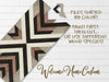 Barn Quilt SVG Laser cut files for Glowforge projects with Navajo inspired design mini quilt SVG file by Welcome Home Custom - Welcome Home Custom