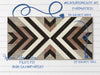 Barn Quilt SVG Laser cut files for Glowforge projects with Navajo inspired design mini quilt SVG file by Welcome Home Custom - Welcome Home Custom