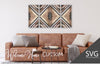 Barn Quilt SVG Laser cut files for Glowforge projects with Southwest decor inspired design includes mini quilt file by Welcome Home Custom - Welcome Home Custom