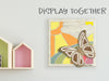 Butterfly Laser cut files 3D paint kit files for laser cutter such as glowforge by Welcome home custom - Welcome Home Custom