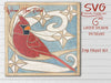 Cardinal laser cut files - SVG / DFX - for Glowforge projects - Cardinal Memorial paint kit - DIY paint kit - by Welcome home custom - Welcome Home Custom
