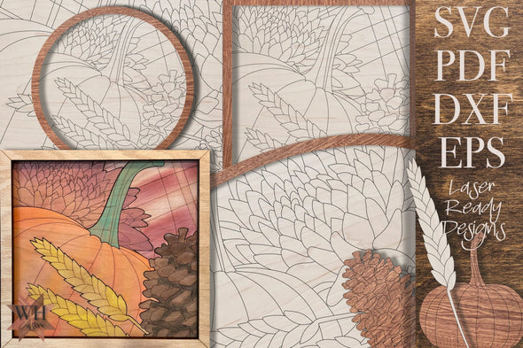 Harvest Pattern Pack - Digital Download for Laser Cutters - Welcome Home Custom