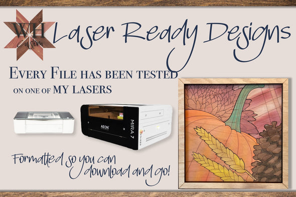 Harvest Pattern Pack - Digital Download for Laser Cutters - Welcome Home Custom