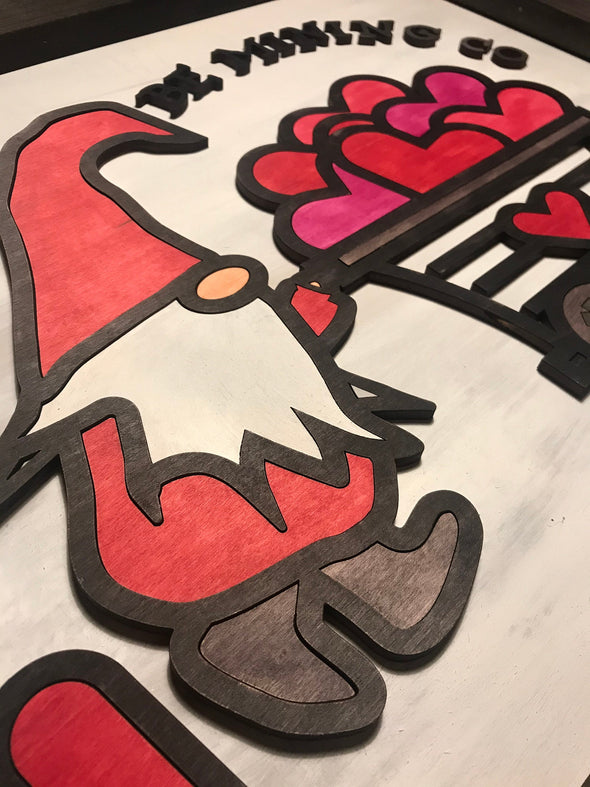 GNOME Valentine SVG Glowforge Heart Love Instant Download Sign Party