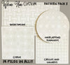 Patterns for Glowforge SVG Pattern Pack 2 Basket weave Citrus Circles-Squares Overlapping Diamonds Welcome home custom