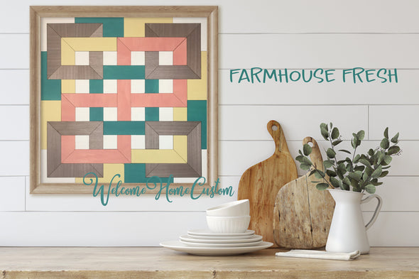 Farmhouse Quilt SVG laser cut file for Glowforge - Farmhouse DIY by welcomehomecustom
