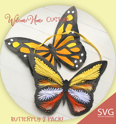 Butterfly SVG laser cut files such as Glowforge - Mothers Day Gift - Birthday gift - Great for Parties  by Welcome home custom