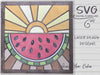 Summer SVG Laser Cut File Sunflower Watermelon  for lasers such as Glowforge by Welcome home custom