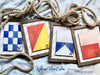 Sailing Flags SVG Laser cut file for Glowforge Projects with bunting or framed design options by Welcome home custom