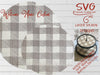 Buffalo Plaid SVG Laser cut files  - Tiered Tray SVG insert -  for Glowforge projects and other laser cutters by Welcome home custom