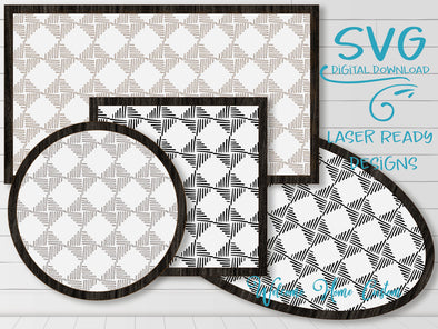 Pattern SVG Laser cut files  - Check Pattern for Glowforge and other laser cutters by Welcome home custom