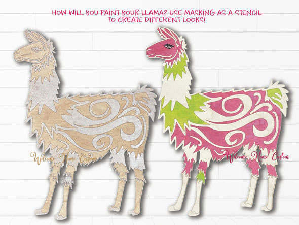 Llama SVG Laser cut files for Glowforge projects - LLAMA Drama - Christmas llama svg - mama llama - includes ornament - welcomehomecustom