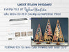 Winter SVG Laser cut files - includes bear, fox, and deer woodland critters - winter decor - Mantel decoration - Christmas decor